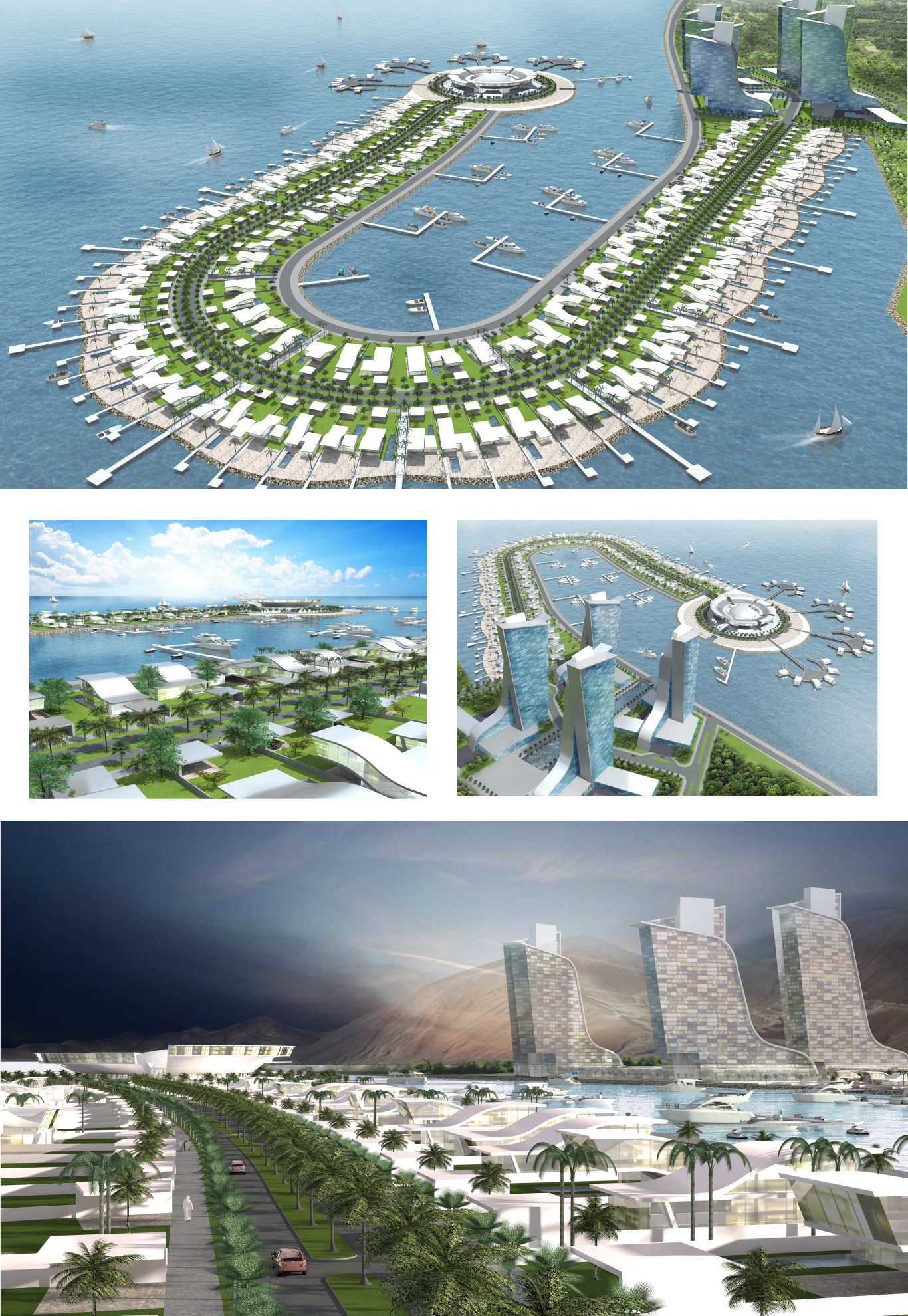 Marina Fujeirah design by Dragan Architecture Paris