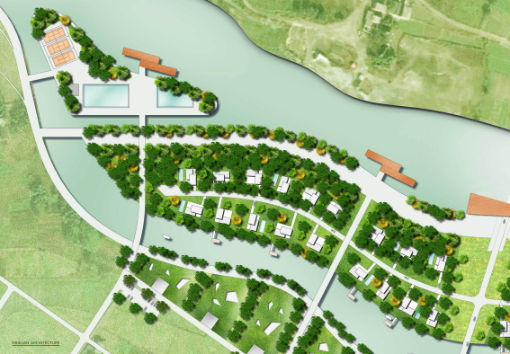 Eco-village, Chengdu, 2012, Dragan Architecture, Paris